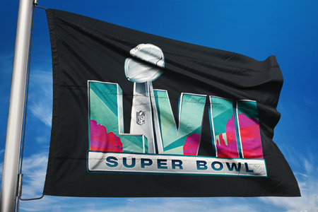 Super Bowl LVII illustrative editorial flag / clothingのeditorial素材