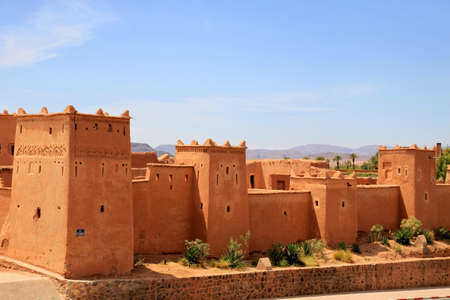 Magnificent kasbah – old traditional arab fortress In the city of Ouarzazate