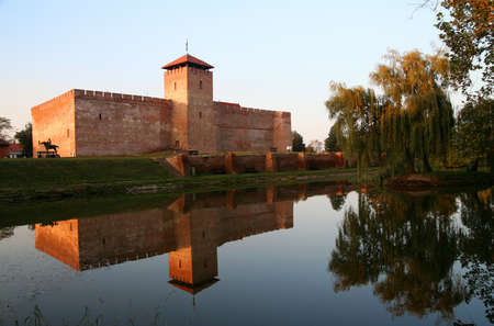 Castle in Gyula - a city in south-eastern Hungary  It lies close to the border with Romania.のeditorial素材