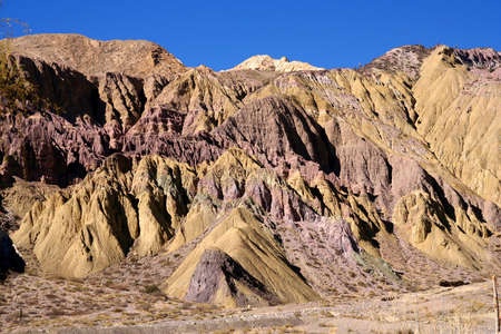 Colourful mountains in Northern Argentina Quebrada de Humahuacaの写真素材