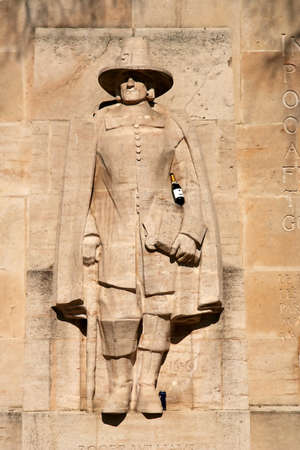 One of the big sculptures in the centre of Geneva city in Switzerlandのeditorial素材