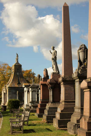 Old cemetery in West Norwood in Londonのeditorial素材