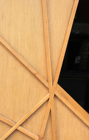 Detail of pattern on an old wooden door