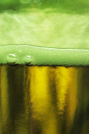 Texture of a green beer bottleの写真素材