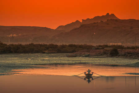 Landscape of the Quesh island near Tabl village, Iranの写真素材