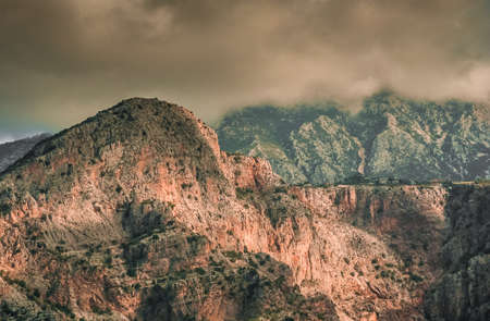 Stunning mountain scenery near Antalya in Turkeyの写真素材