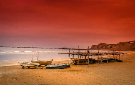 Coastal landscape of the Quesh island, Iranの写真素材