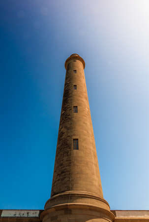 Lighthouse in Maspalomas in Gran Canaria Spainの写真素材