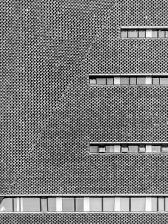 London, England - June 19, 2016: Exterior of Tate Modern building in London, UKのeditorial素材