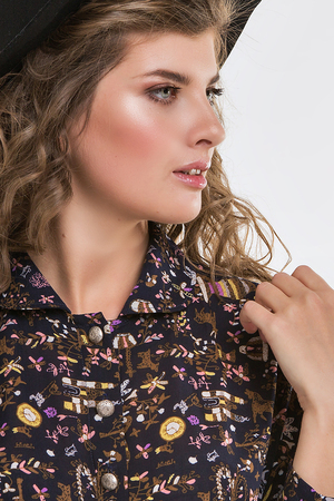cropped photo: a girl holds the hand of a person. Model posing in a dress. Item of clothing close-upの写真素材