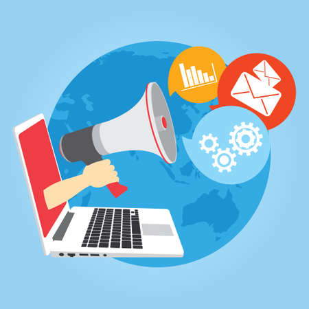 digital information illustration vector designのイラスト素材