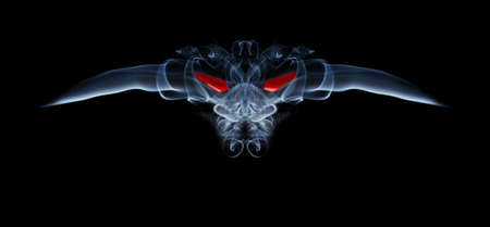 abstract smoke devil 