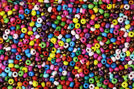 texture of small varicolored  beads ,suitable for backgroundsの写真素材