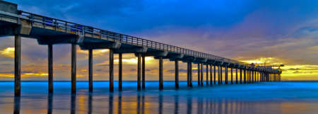 A pier in San Diegoの写真素材