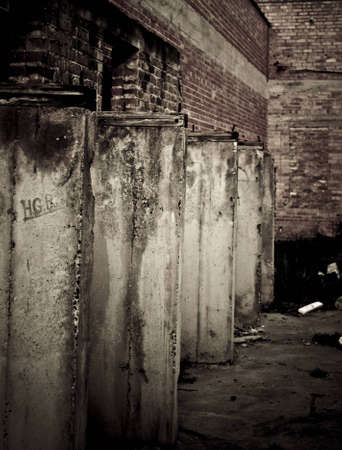 Back Alley Concrete Detailの写真素材