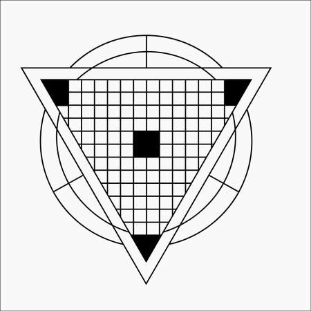 polygonal geometric plane vectorのイラスト素材