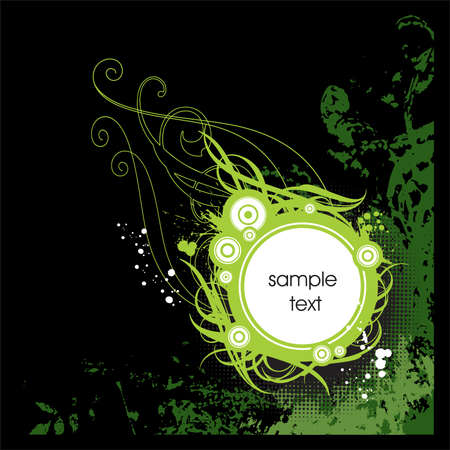 ABSTRACT GREEN BACKGROUNDのイラスト素材