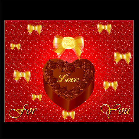 LOVE HERAT BACKGROUNDのイラスト素材
