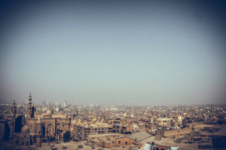 Buildings with sky background at cairo, egyptのeditorial素材