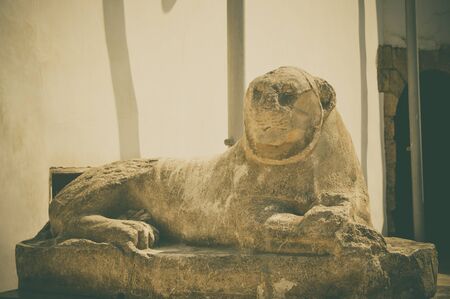 Animal statue at Cairo Citadel, Egyptのeditorial素材