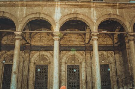 high old building at cairo citadel, egyptのeditorial素材