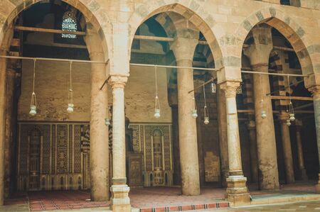 Old building at old mosque at Cairo, Egyptのeditorial素材