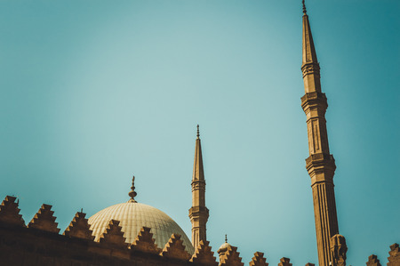 view of muhammad ali mosque at cairo, egyptのeditorial素材