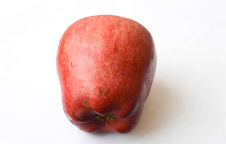 red apple isolated on white