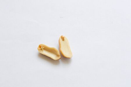 peanuts isolated on white