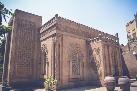 cairo, egypt, may 6, 2017: view of old building at manial Palaceのeditorial素材
