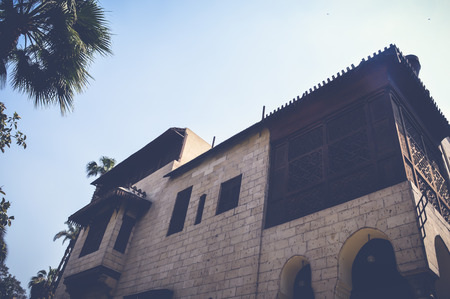 cairo, egypt, may 6, 2017: view of old building at manial Palaceの写真素材