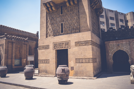 cairo, egypt, may 6, 2017: view of old building at manial Palaceのeditorial素材