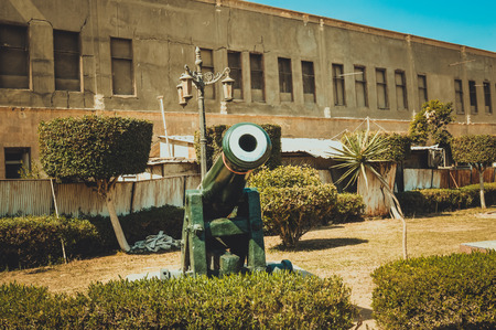 cairo, egypt, february 25,2017: view of cannon at national military museum in cairo citadelのeditorial素材