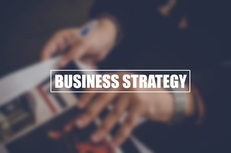 Business strategy conceptの写真素材