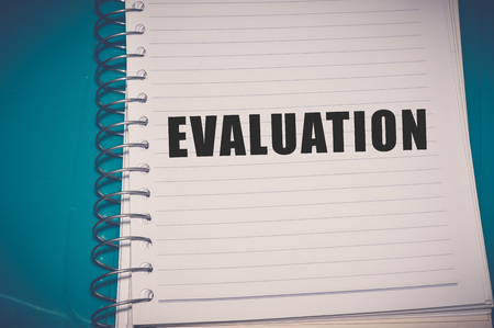 evaluation, business concept backgroundの写真素材