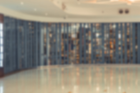 blurred background of shopping mallの写真素材