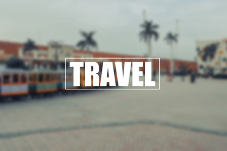 travel concept backgroundの写真素材