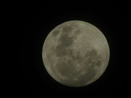 Super Moon November 14, 2016 - Landscape cratersの写真素材