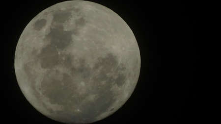 Super Moon November 14, 2016 - Landscape cratersの写真素材