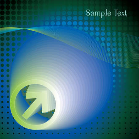 Abstract background with arrowのイラスト素材