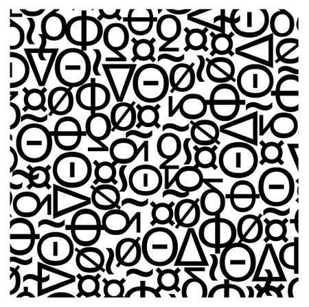 Geometric shapes freehand, hatching.のイラスト素材