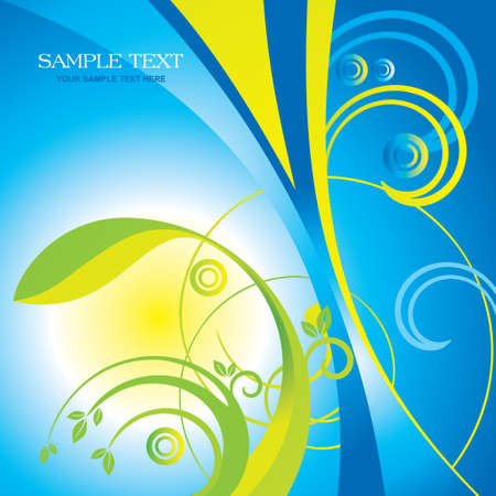 Decorative element corners. Abstract invitation card. Template wave design for card.のイラスト素材