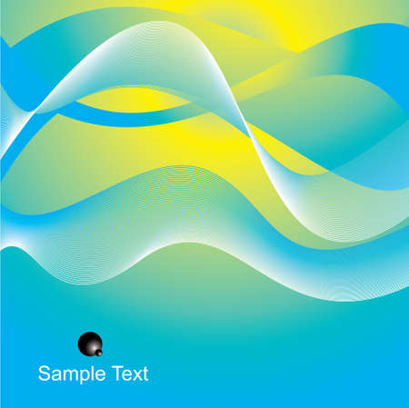 abstract background waveのイラスト素材