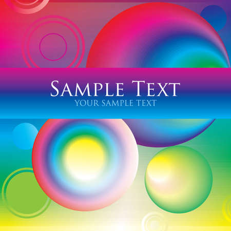 Vector illustration of abstract background with circlesのイラスト素材