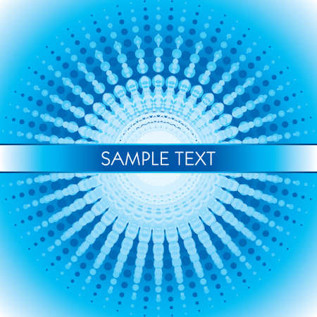 blue dots circle  backgroundのイラスト素材