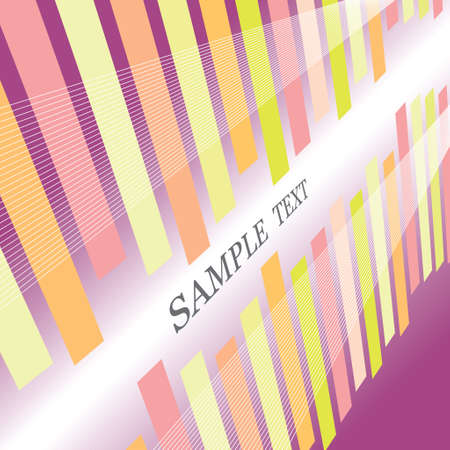 Stripes background with sample textのイラスト素材