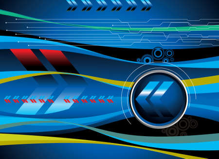 Abstract technical banners - Illustrationのイラスト素材