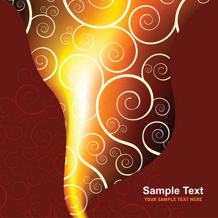 fantastic vector background or banner with sample textのイラスト素材