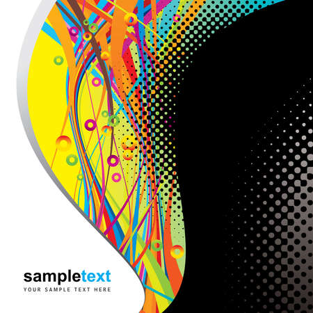 Abstract space concept halftone background - Illustrationのイラスト素材