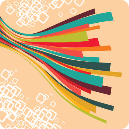 abstract wave line background - Illustrationのイラスト素材